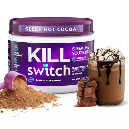 Switch Killswitch Sleep Aid bottle and packaging on a white background