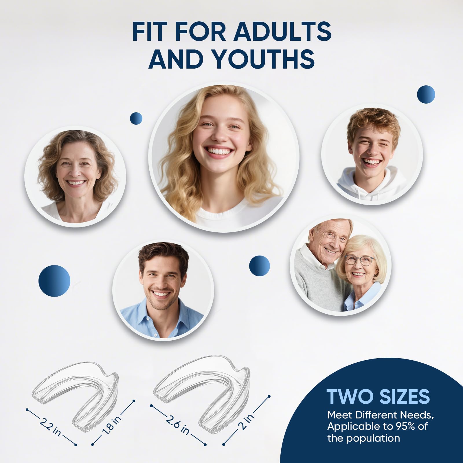 Soak-and-bite customization to fit individual teeth
