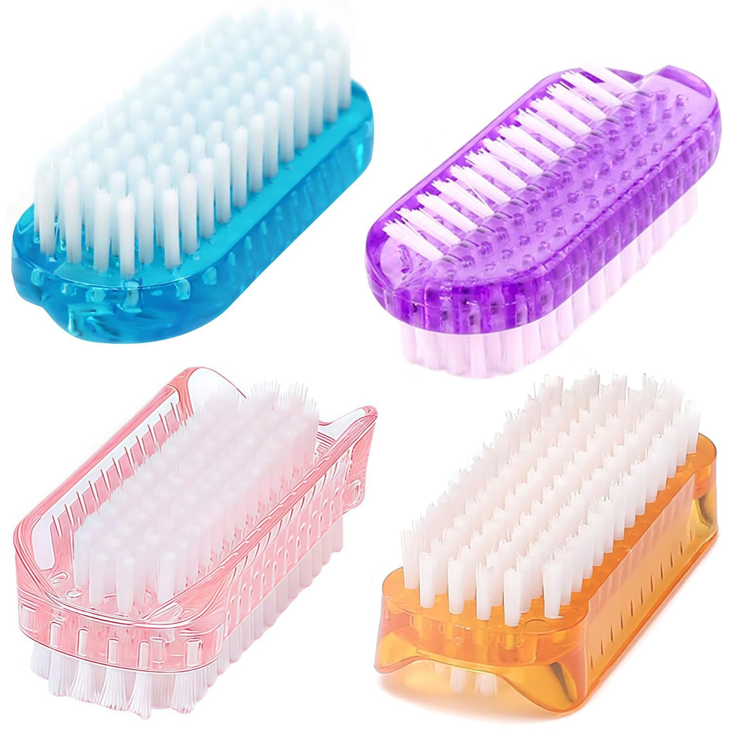 Sxmqhy nail brush blue, double-sided design for thorough hand and nail cleaning