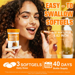 Three softgels a day for simple daily routine