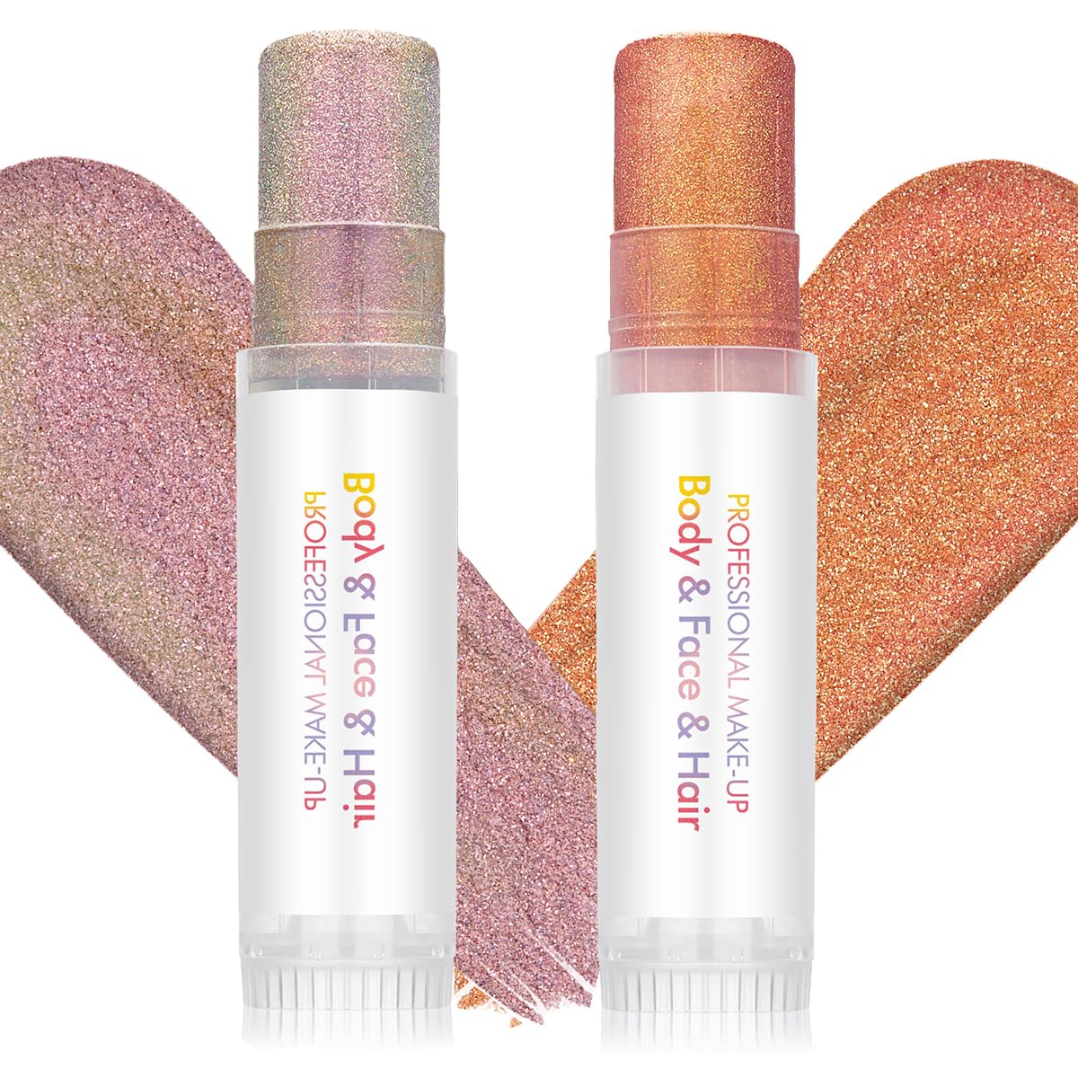 SYPAFG Body Glitter Stick orange-purple bundle for festival-ready shine