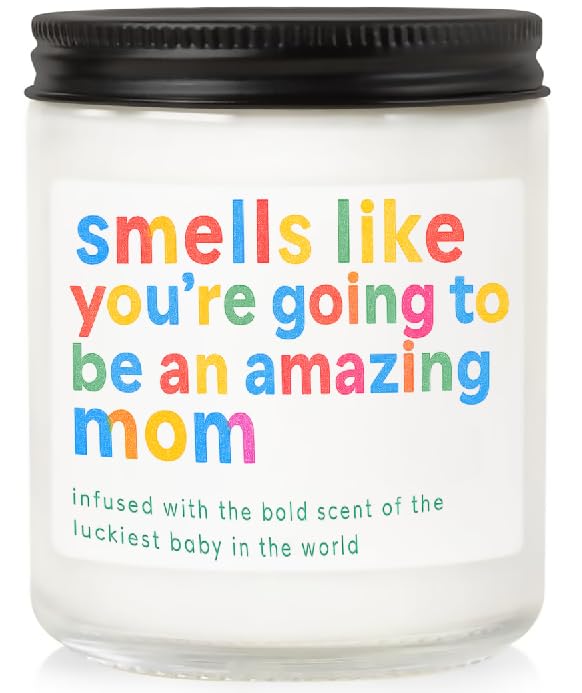 SYDORI new mom gift lavender candle close-up of the amber jar for calming postpartum moments.