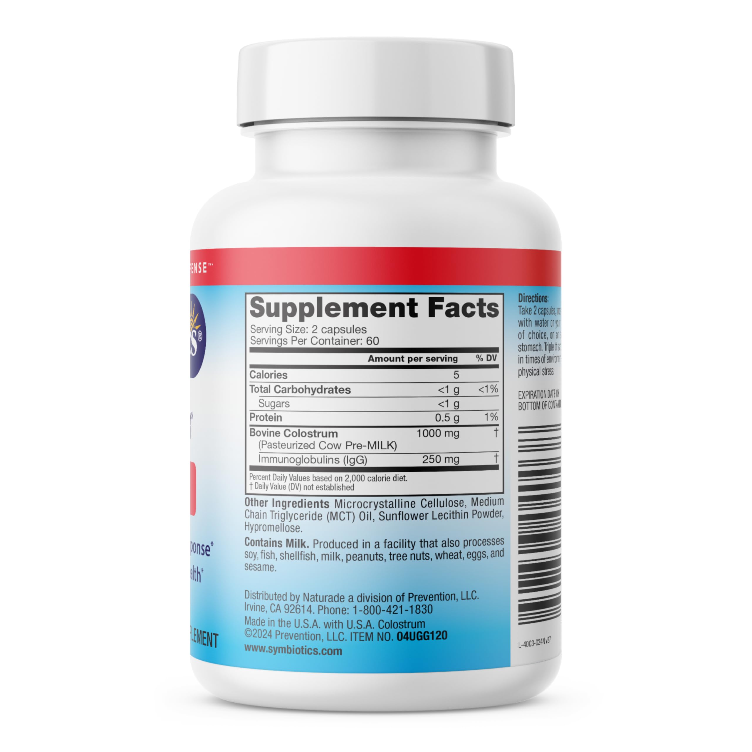 Nutrition and immune support illustration for Colostrum supplement