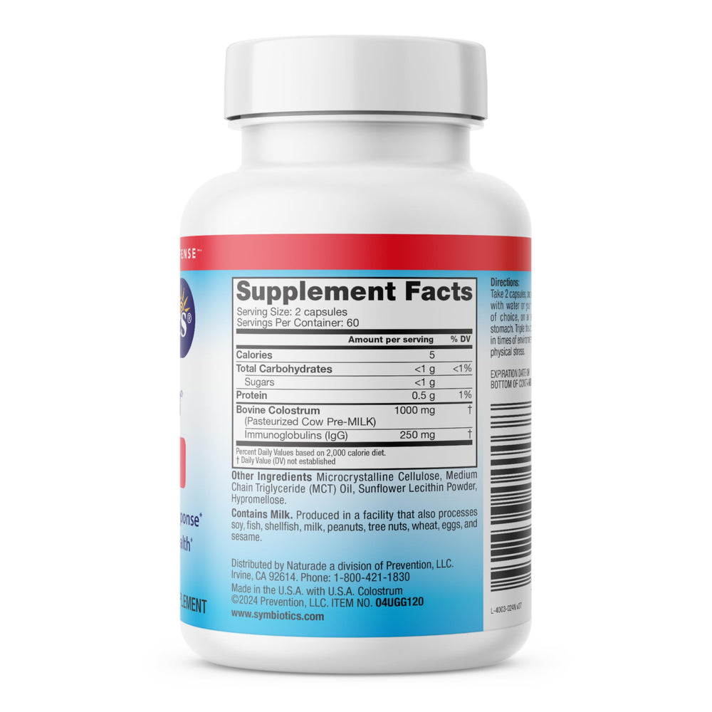 Nutrition and immune support illustration for Colostrum supplement
