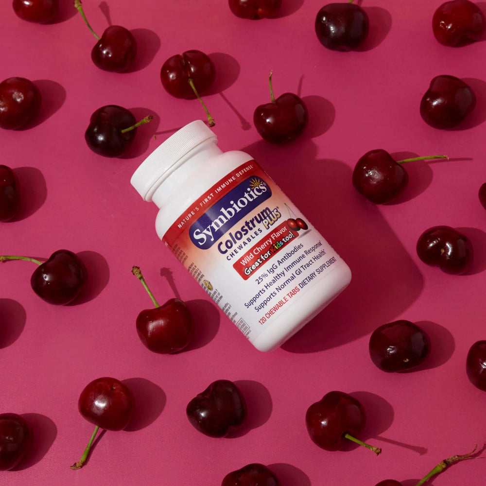 Adults and kids taking Symbiotics Colostrum Chewables Plus