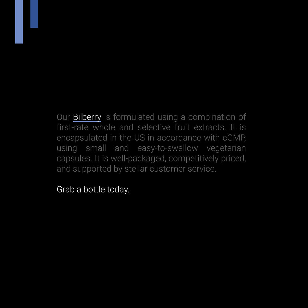 European bilberry origin / source of bilberry extract