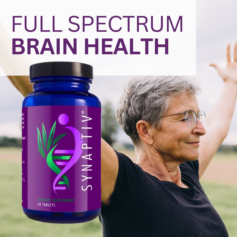 Supplement facts and vitamin highlights for Synaptiv