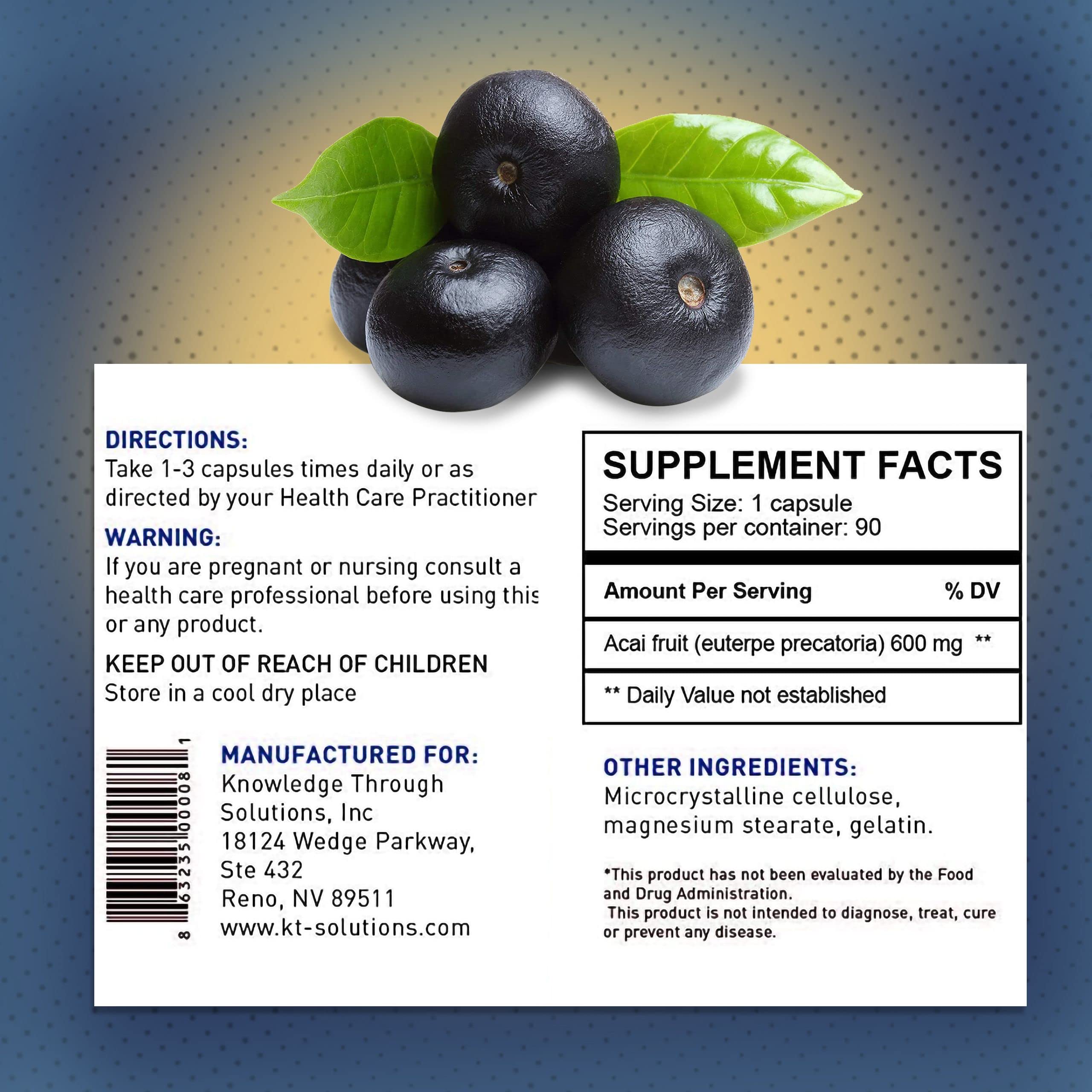 Illustration referencing Brazilian Acai berry source Euterpe precatoria