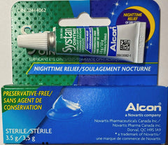 Systane Nighttime Ointment application close-up for easy nightly dosage