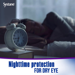 Systane Lubricant Eye Gel nighttime smooth glide enables gentle sleep-ready application