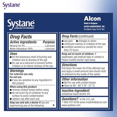 Systane Nighttime Ointment application dispense demonstrates nighttime use for comfort