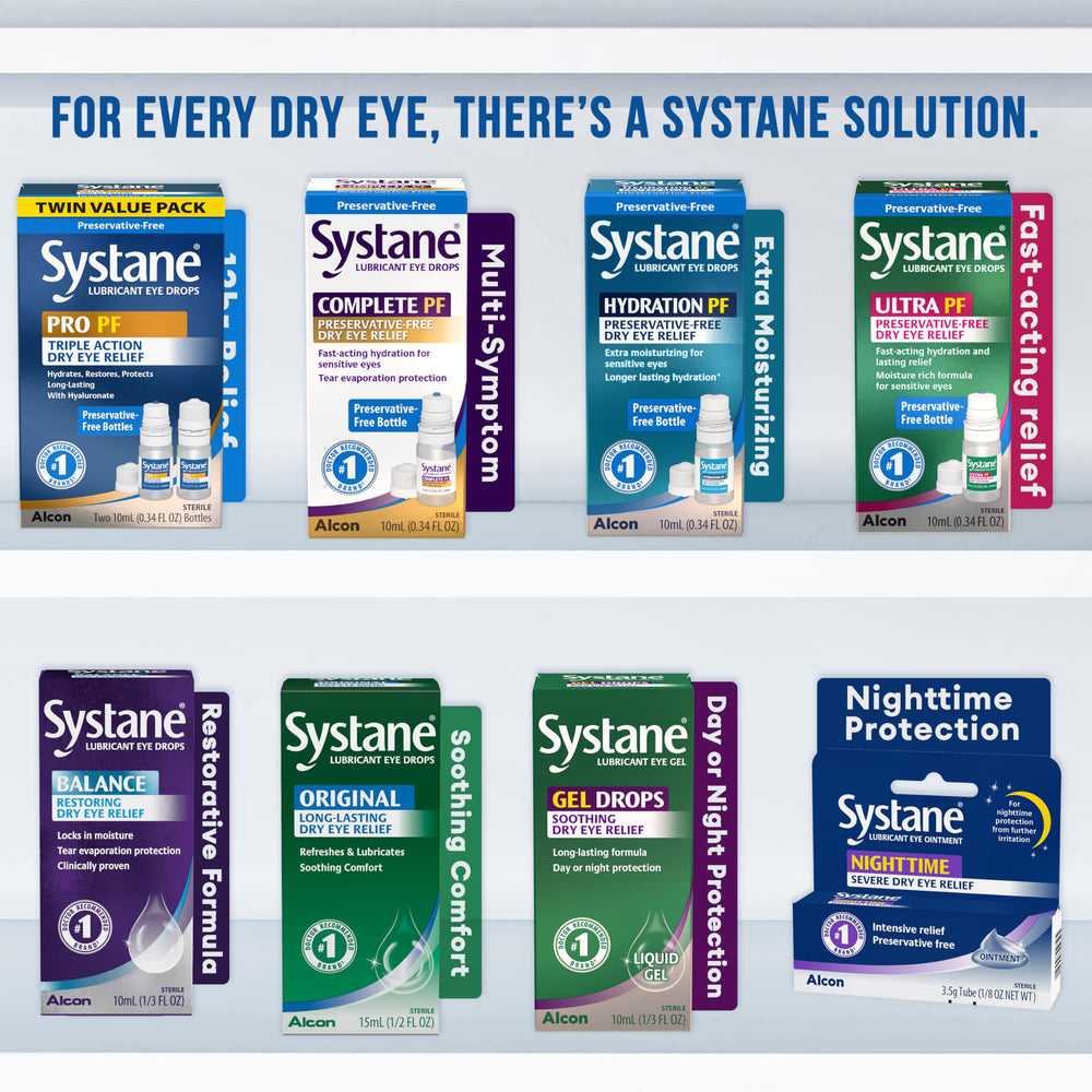 Systane PRO PF lens-alert indicates compatibility with soft contact lenses during daily use