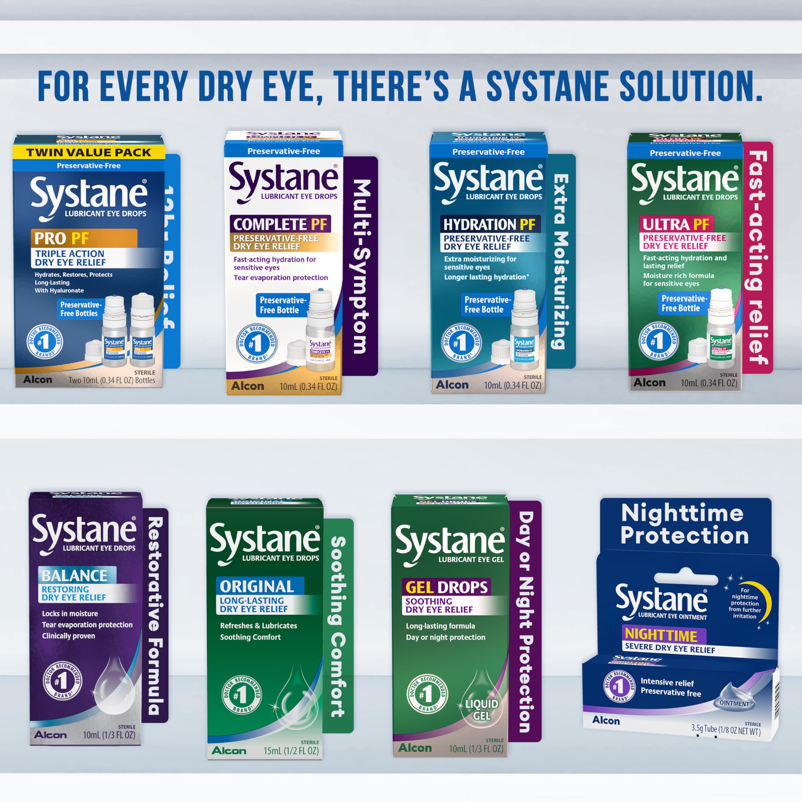 Systane PRO PF lens-alert indicates compatibility with soft contact lenses during daily use
