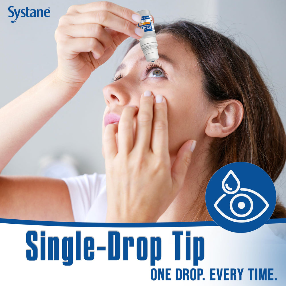 Systane PRO PF dropper-dispense enables easy application and long-lasting hydration