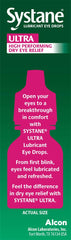 Systane Ultra eye drops dispense action showing easy application.