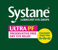 Systane Ultra eye drops offer extended protection against dryness.