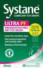 Systane Ultra eye drops packaging varies for convenient stocking.
