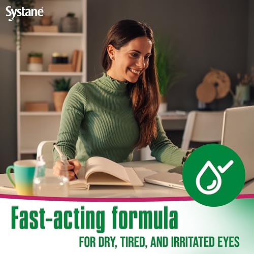 Systane Ultra PF bottle-packaging closeup highlights extended protection claim.
