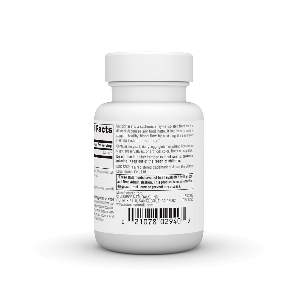 Systemic enzyme nattokinase NSK-SD packaging
