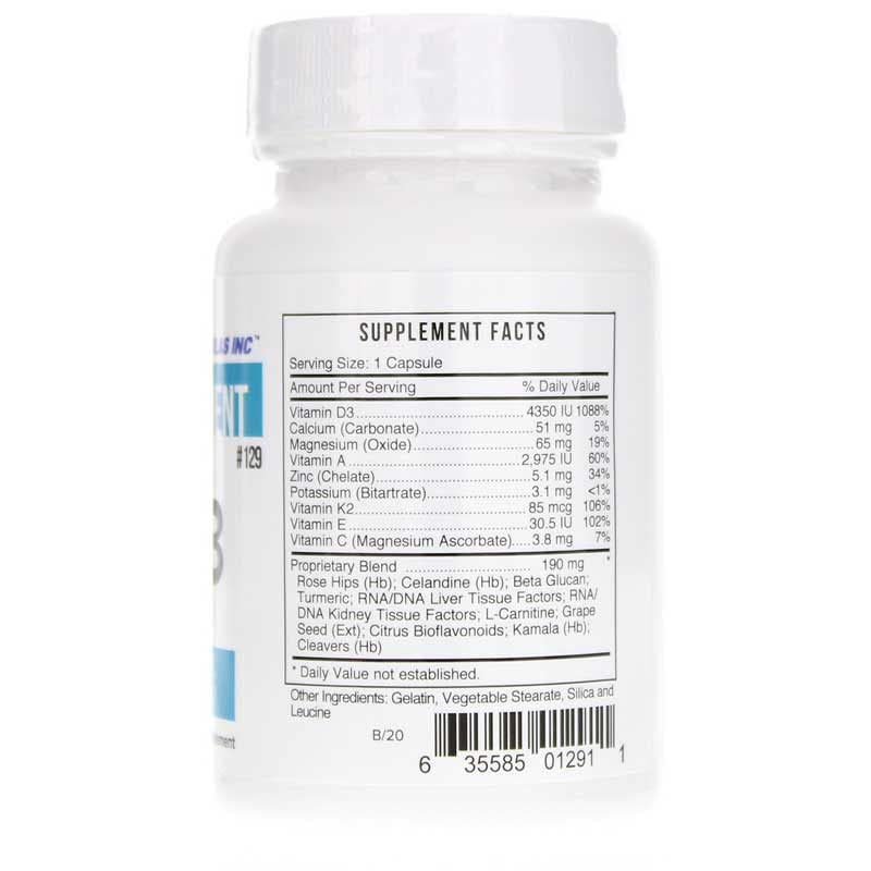 Front packaging of Systemic Formulas DV3 BioNutriment Immune Support