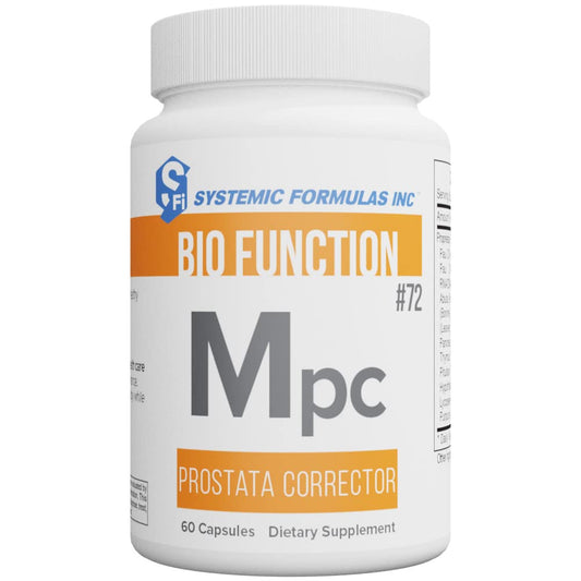 Systemic Formulas MPC Prostata Corrector bottle label