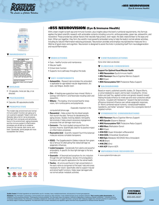 Systemic Formulas PTM Potassium Stabilizer bottle back label