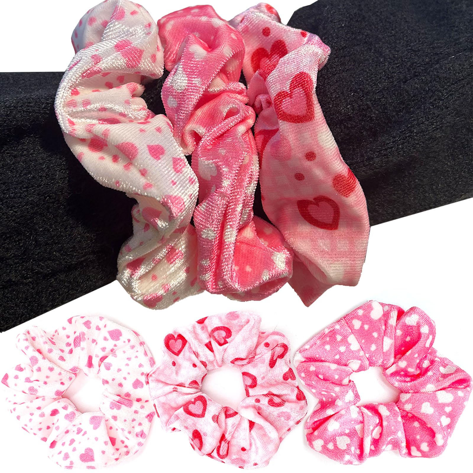 syyoo red heart hair accessory set enhances outfits with flair