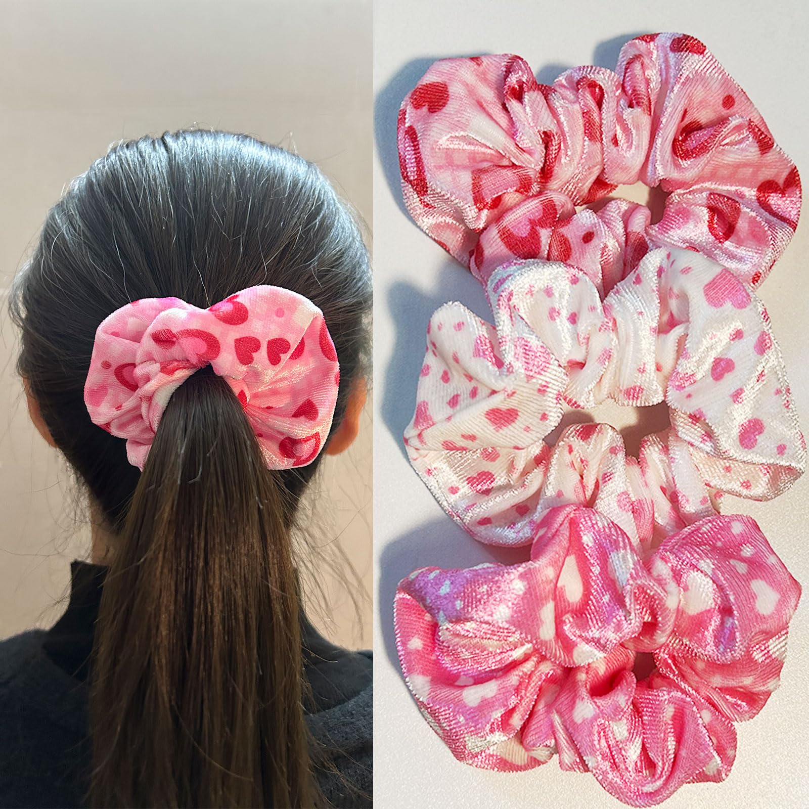syyoo Valentine’s decorative hair ties suitable for gifting