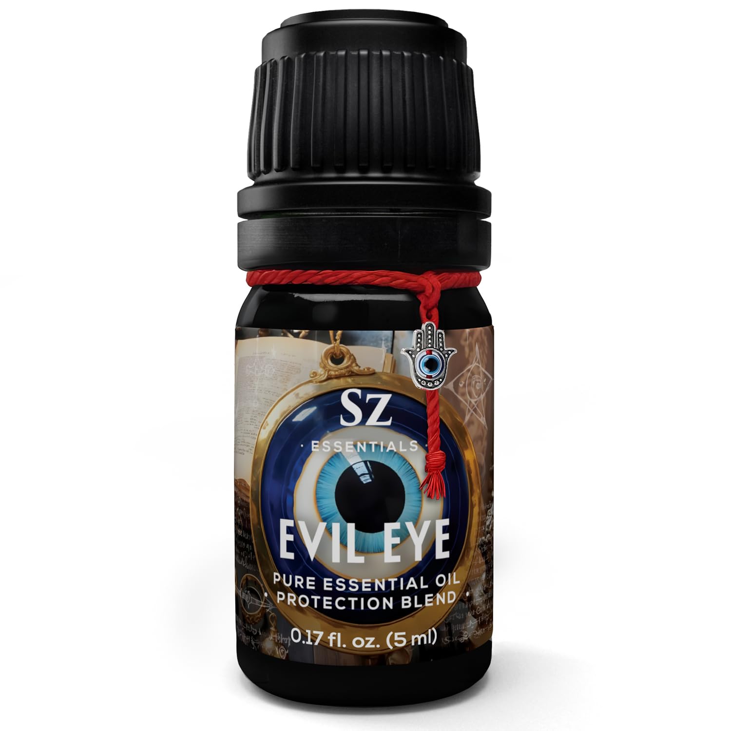 Sz Essentials Evil Eye Protection Oil bottle with label