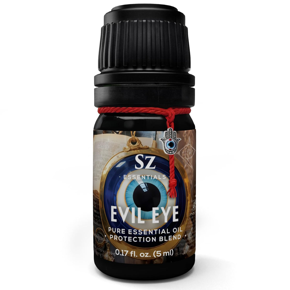 Sz Essentials Evil Eye Protection Oil bottle with label