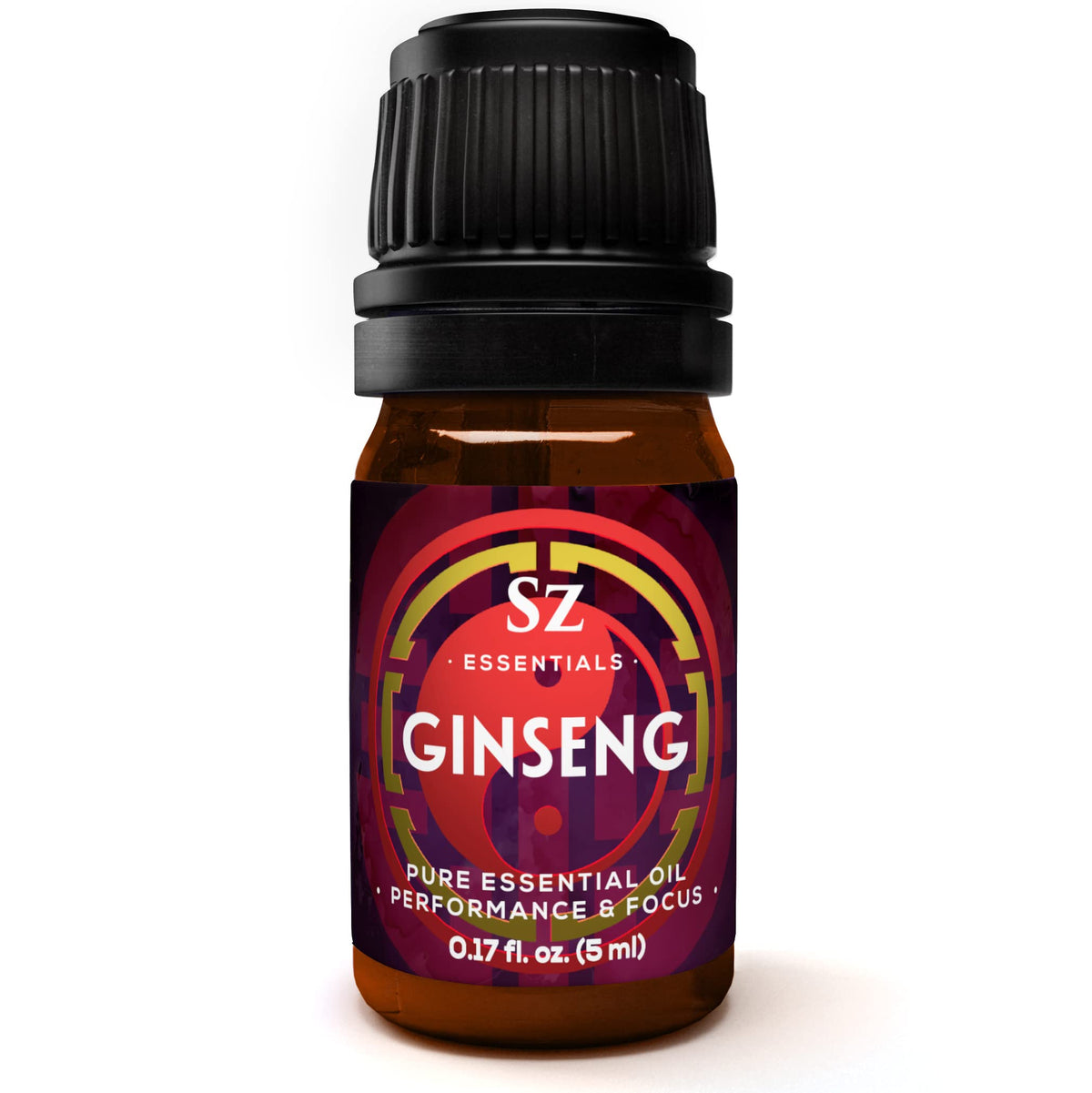 Sz Essentials Ginseng Essential Oil bottle with dropper