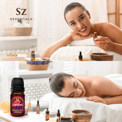 Ingredients listing for Sz Essentials Ginseng Oil