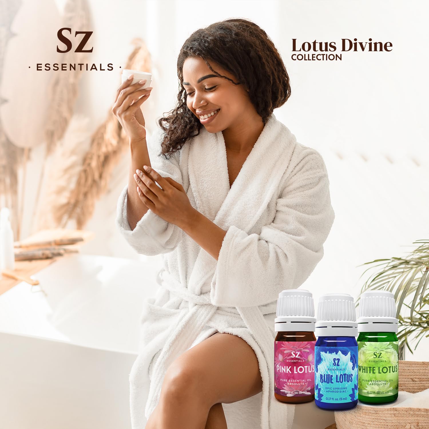 Origin: Bulgarian-grown lotus oils used in Sz Essentials collection
