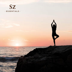 Diffuser emitting warm aroma with SZ Essentials Meditation oil