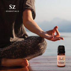 Clary Sage and Palo Santo components of SZ Essentials Meditation blend