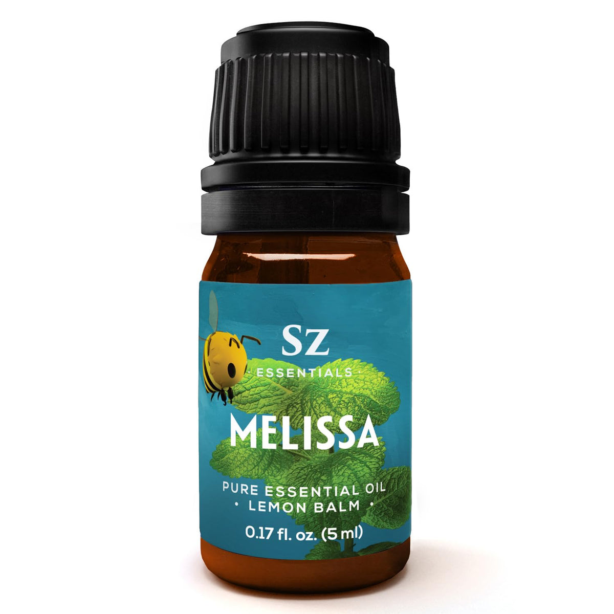 Sz Essentials Melissa Essential Oil bottle, 0.17oz, 100% pure and undiluted