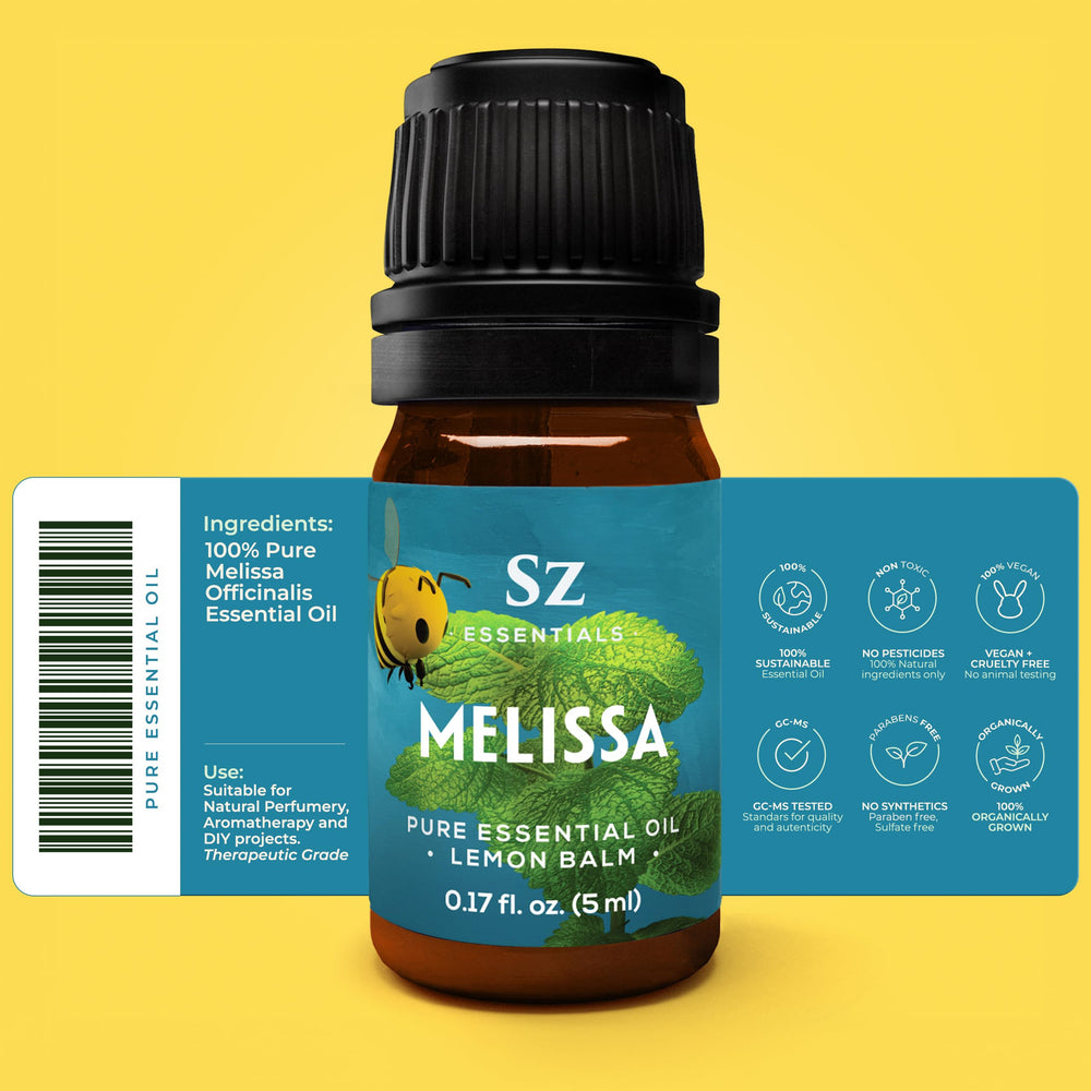 Therapeutic grade and vegan Melissa essential oil