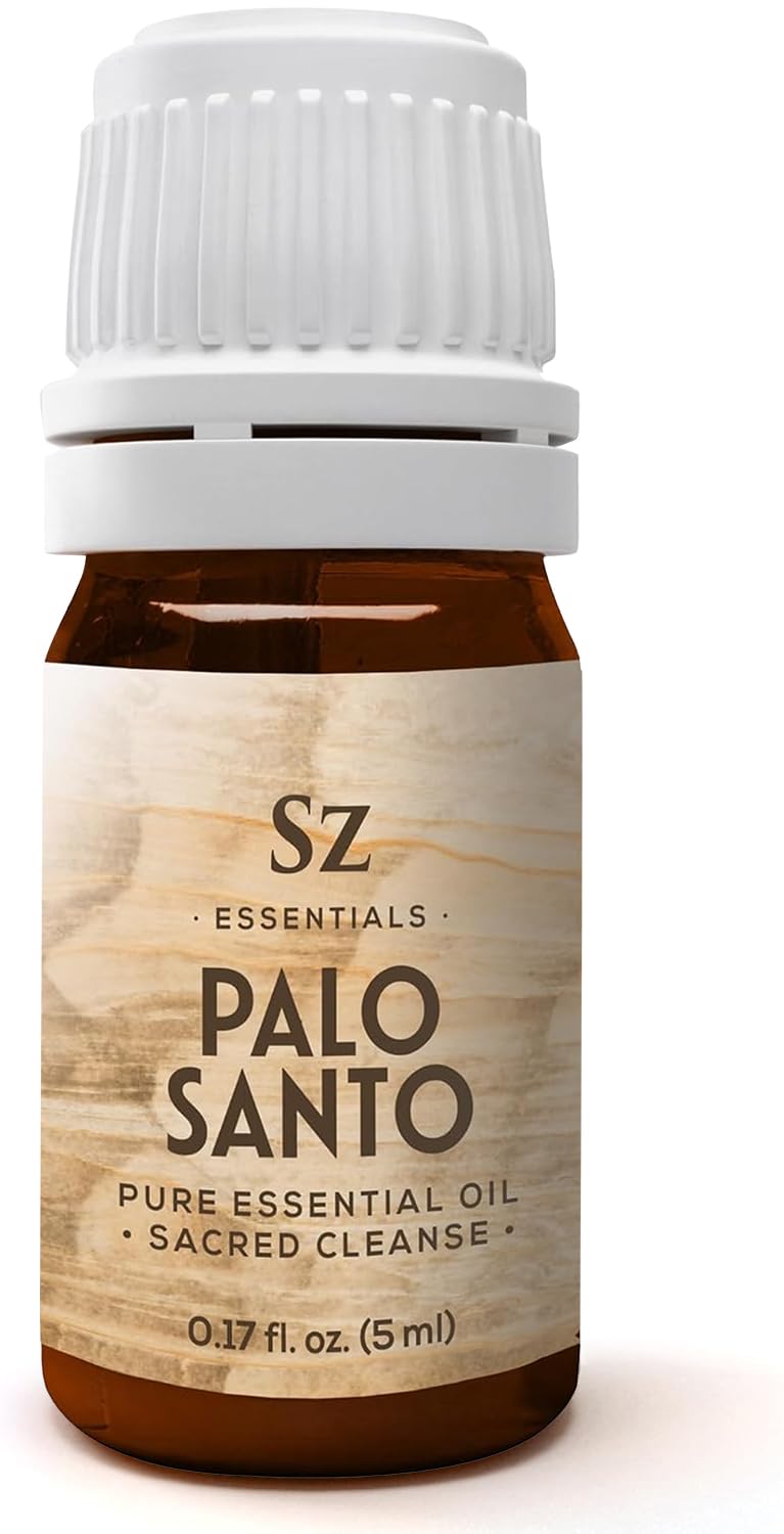 Sz Essentials Palo Santo essential oil 5mL bottle front view