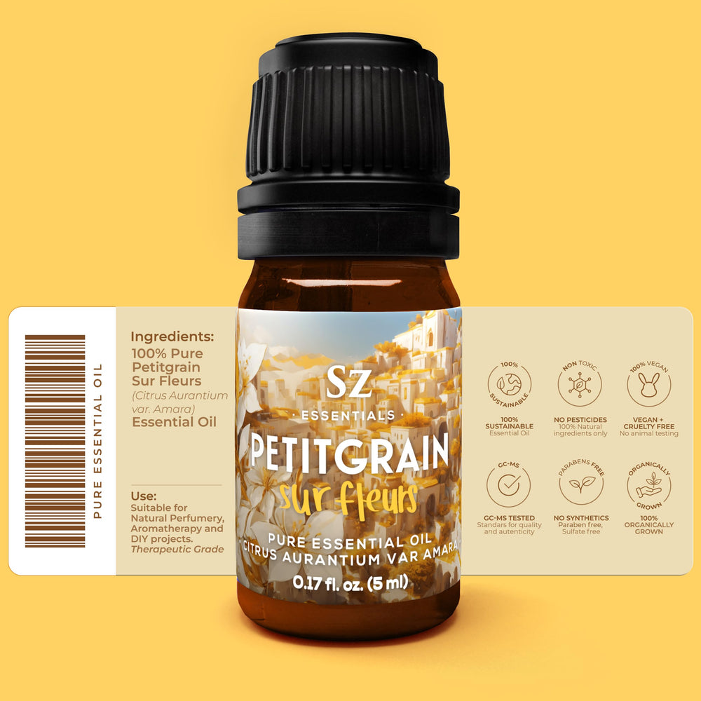 Dropper dispensing Petitgrain Sur Fleurs essential oil
