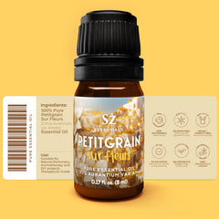 Dropper dispensing Petitgrain Sur Fleurs essential oil