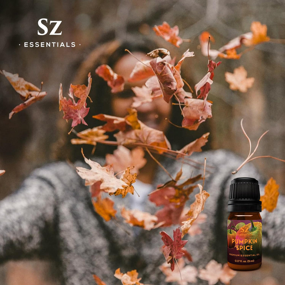 Autumn decor with diffuser and fall atmosphere