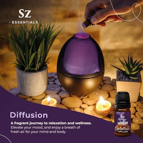 Rich, warm, earthy aroma of myrrh for aromatherapy