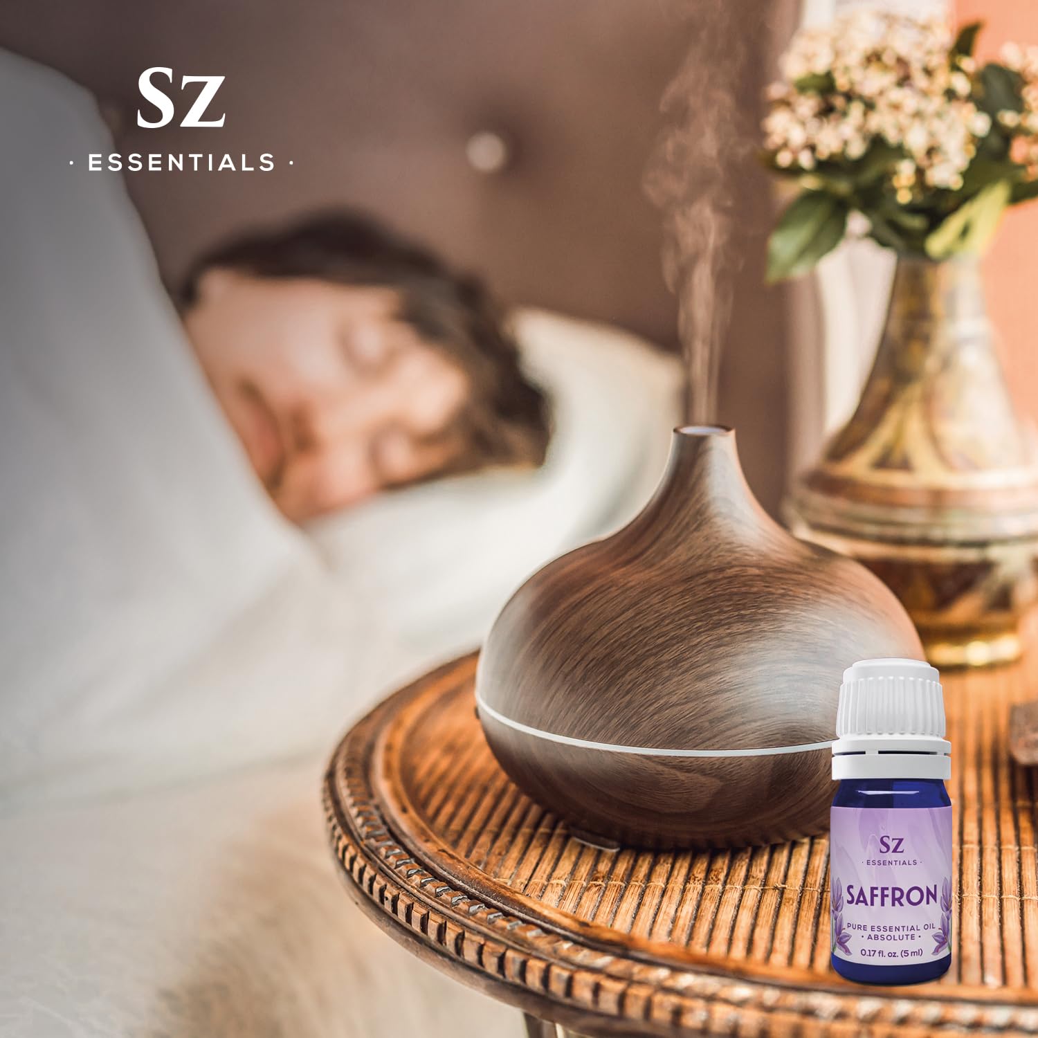 Fragrance concept image for saffron essential oil