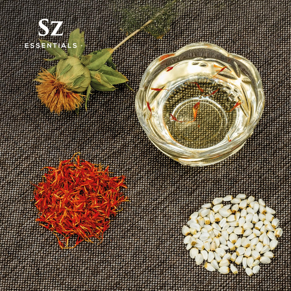 Product packaging for Sz Essentials saffron essential oil