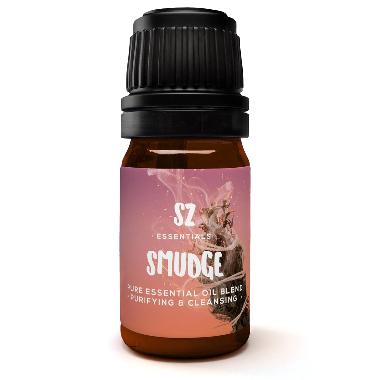 Sz Essentials Shamanic Smudge diffuser bottle and packaging