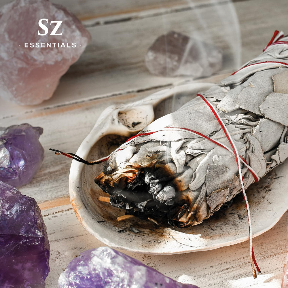 Product shot of Sz Essentials Shamanic Smudge diffuser blend