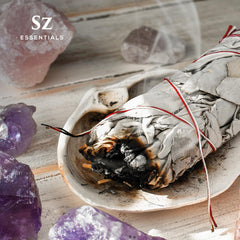 Product shot of Sz Essentials Shamanic Smudge diffuser blend