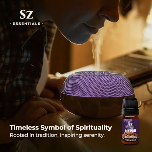 Symbolic spirituality and renewal associated with myrrh oil