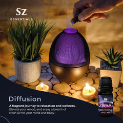 Spiritual cleansing ritual tools with vervain oil
