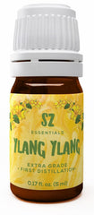 SZ Essentials Ylang Ylang Essential Oil bottle front view (0.17 oz)